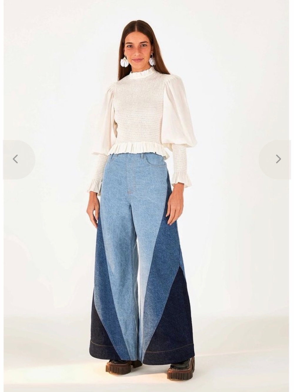 FARM Rio Patched Denim Pants